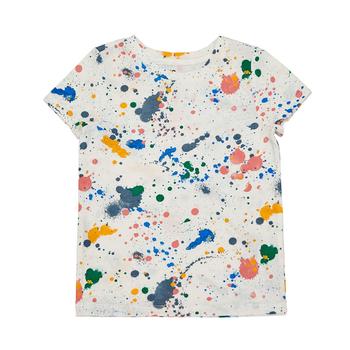 Epic Threads | Little Girls Rainbow Splatter Graphic T-shirt, Created For Macy's商品图片,5折×额外8折, 额外八折