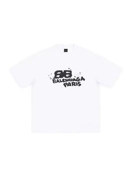 Balenciaga | Hand Drawn BB Icon T-shirt Medium Fit 