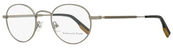 商品Ermenegildo Zegna Men's Oval Eyeglasses EZ5132 014 Ruthenium 47mm图片