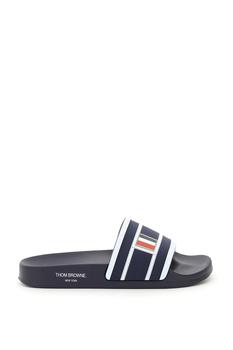 thom browne鞋, Thom Browne | TROMPE L'OEIL PRINT RUBBER MULES商品图片 6.3折
