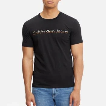 推荐Calvin Klein Jeans Mixed Institutional Cotton T-Shirt商品