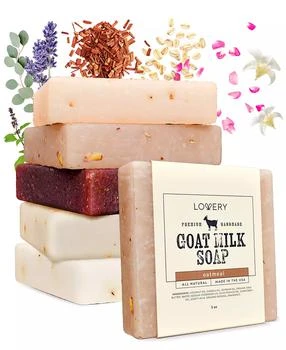 Lovery | 5-Pc. Goat Milk Soap Bars Set,商家Macy's,价格¥250