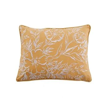 Levtex | Apolonia OchreEmbroideredDecorative Pillow, 14" x 18",商家Macy's,价格¥369