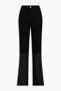 Zimmermann | Two-tone high-rise straight-leg jeans,商家THE OUTNET US,价格¥822