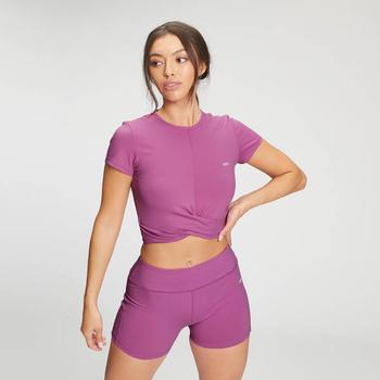 Myprotein | MP Women's Power Short Sleeve Crop Top - Orchid商品图片,5.9折起×额外6折, 额外六折