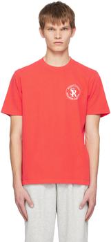 Sporty & Rich | Orange Printed T-Shirt商品图片,8.1折