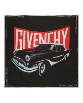 Givenchy | Car Logo Print Silk Scarf 2.5折×额外9折, 独家减免邮费, 额外九折