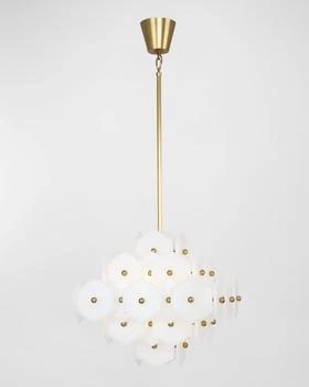 Jonathan Adler | Vienna 4-Light Small Chandelier, 20" Round,商家Neiman Marcus,价格¥10007