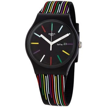 Swatch | NUIT D'ETE Quartz Black Dial Men's Watch SUOB729 6.9折, 满$75减$5, 满减