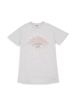 推荐Little Girl's & Girl's Eye T-Shirt Dress商品