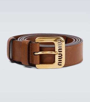 小物 miumiu leather belt navy gold $_57.JPG?set_id=8800005007