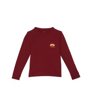 Vineyard Vines, Vineyard Vines | Long Sleeve Sunset Dog Pocket T-Shirt (Toddler/Little Kids/Big Kids)商品图片 