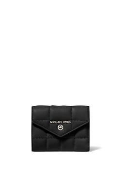 推荐Medium quilted leather envelope wallet商品