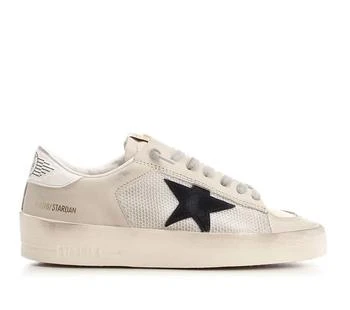 推荐Ladies Sand/Light Silver/Black/White Stardan Vintage Low-Top Sneakers商品