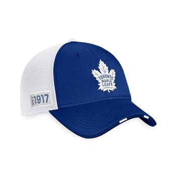 推荐Men's Branded Blue, White Toronto Maple Leafs 2022 NHL Draft Authentic Pro On Stage Trucker Adjustable Hat商品
