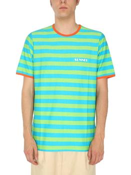 SUNNEI | Sunnei Striped Crewneck T-Shirt商品图片,4.7折