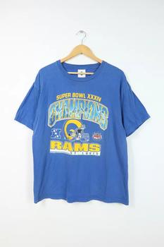推荐Vintage St. Lous Rams Super Bowl XXXIV Tee商品