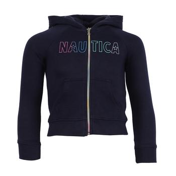 推荐Nautica Girl's Ombre Zip Up Hoodie商品