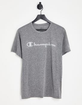 推荐Champion training large ombre logo t-shirt in grey marl商品