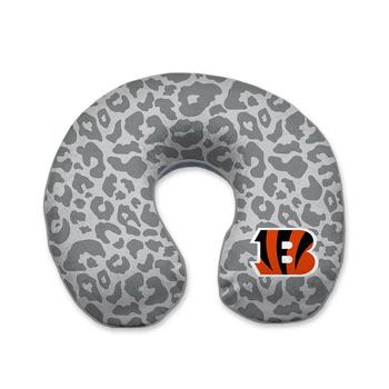 商品Cincinnati Bengals Cheetah Print Memory Foam Travel Pillow图片