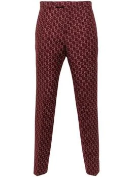 Gucci | Gucci Wool Pants With Gg Shadow,商家Baltini,价格¥5000