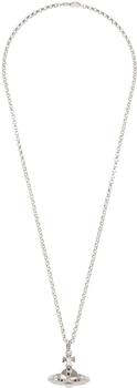 商品Vivienne Westwood | Silver Crystal Necklace,商家SSENSE,价格¥2048图片