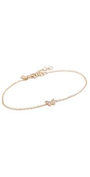 推荐EF Collection 14k 钻石蝴蝶手链商品