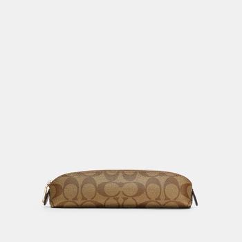 Coach | Coach Outlet Pencil Case In Signature Canvas商品图片,5.3折