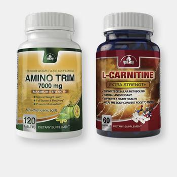 商品Totally Products | Amino Trim and L-Carnitine Combo Pack,商家Verishop,价格¥218图片