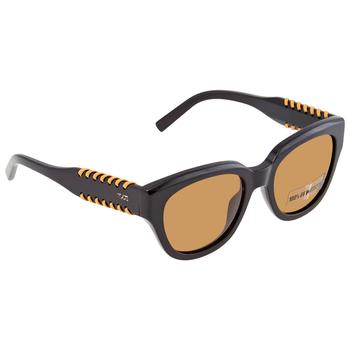 推荐Tods Brown Cat Eye Ladies Sunglasses TO0222 01E 52商品