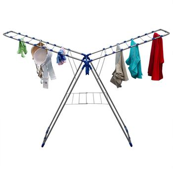 商品Home Basics | Home Basics Folding Clothes Drying Rack with Zippered Laundry Bag,商家Premium Outlets,价格¥330图片