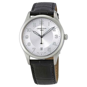 推荐Certina DS-4 Silver Dial Black Leather Mens Watch C022.410.16.030.00商品