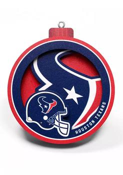 推荐NFL Houston Texans 3D Logo Series Ornaments商品