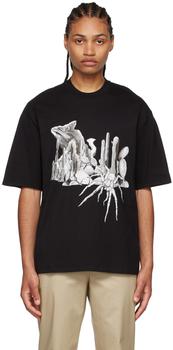Neil Barrett | Black Cotton T-Shirt商品图片,额外8.5折, 独家减免邮费, 额外八五折