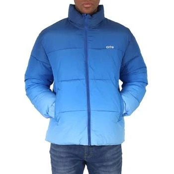 推荐Men's Blue Joey Regular-Fit Degrade Puffer Jacket商品