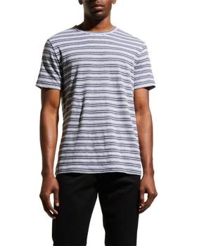 Vince | Men's Variegated Stripe T-Shirt商品图片,4.2折