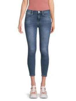 FRAME | High-Rise Cropped Skinny Jeans 3.2折, 独家减免邮费