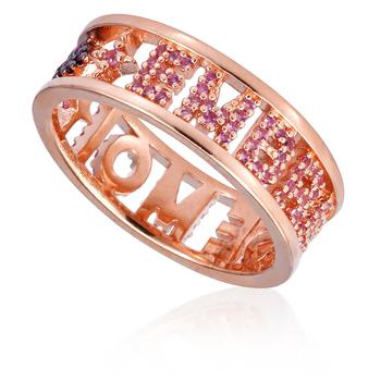 商品apm Monaco | Ladies Embrasse Moi Sterling Silver Ring,商家Jomashop,价格¥442图片