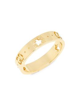 商品Gucci | Icon 18K Yellow Gold Star Detail Ring,商家Saks Fifth Avenue,价格¥7429图片