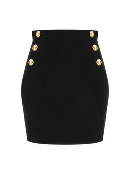 推荐Balmain Buttoned Mini Skirt商品