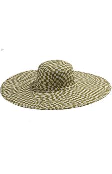 推荐Packable Sun Hat - Moss Trippy Checker商品