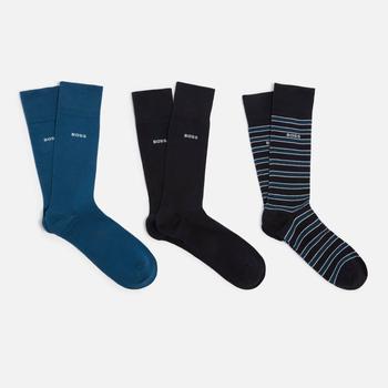 Hugo Boss | BOSS 3-Pack Gift Set Socks商品图片,额外6.8折, 额外六八折