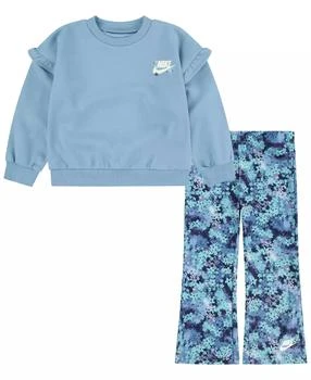 NIKE | Toddler Girls 2-Pc. Fresh Cut Ruffled Sweatshirt & Leggings Set,商家Macy's,价格¥297