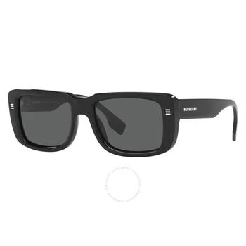 Burberry | Jarvis Dark Grey Rectangular Men's Sunglasses BE4376U 300187 55 4.3折, 满$200减$10, 满减