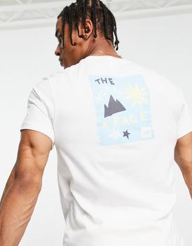 推荐The North Face Sun & Stars back print t-shirt in white Exclusive at ASOS商品