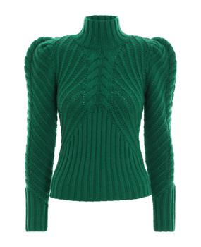Zimmermann | Green Cashmere Blend Sweater商品图片,