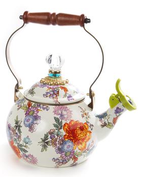 商品Flower Market Whistling Tea Kettle图片