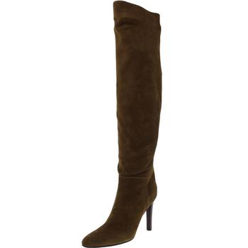 推荐Giuseppe Zanotti Womens Marcio Suede Almond Toe Over-The-Knee Boots商品