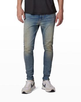 推荐Men's Zack Side-Zip Skinny Jeans商品