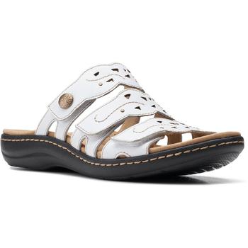 Clarks | Clarks Womens Laurieann Echo Leather Slip On Footbed Sandals商品图片,7折起